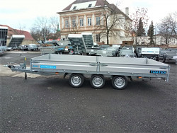 Přívěs valník AZURE H-3 455x200 3500kg 3 nápravy