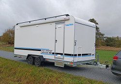 Přívěs skříňový Tomplan TFS 550.01 2700kg Speed caravan