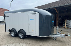 Přívěs skříňový Debon C800 + dveře 3500kg