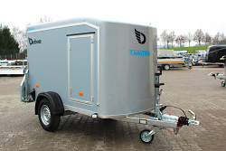 Skříňový přívěs Debon Roadster 255 1300kg šedý, boční dveře