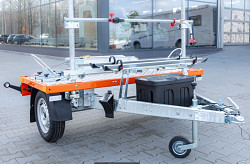 Přívěs Wiola Camper Trailer pro 750kg pro motocykl a 2 kola