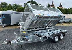 Přívěs Kipper 320/2 3500kg E 3-stranný sklápěč