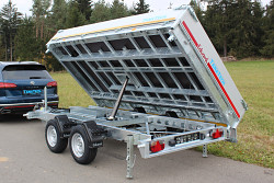 Přívěs Eduard 3-stranný sklápěč 3520 3500kg Kombi hydraulika