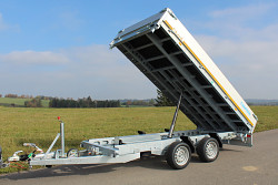 Přívěs Eduard 3-stranný sklápěč 3518 3500kg Kombi hydraulika