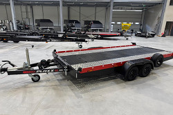 Přívěs Lorries Plaxx27-4520 vč. hydrauliky hliníkový autopřepravník