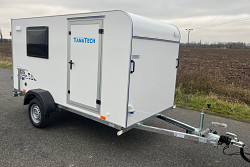 Skriňový príves Tomplan TFS 320.00 1300kg, okno, dvere 320x150x180cm