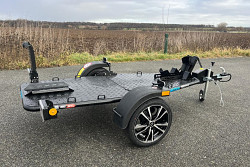 Přívěs na 1 motocykl Lorries MT-1 Black Edition Wheels 15"