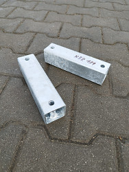 Podložka nájezdové brzdy rozteč 166mm výška 50mm 1 pár