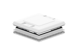 Biely strešný vetrací svetlík 500x500 Vent 50 FIAMMA