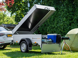 Přívěs Saris MC 255 133 1350kg s alu víkem