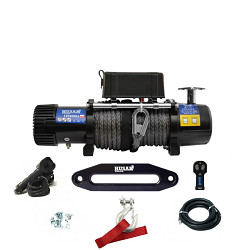 Navijak elektrický BST 12000 LBS 12V so syntetickým lanom