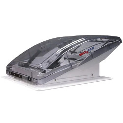Střešní ventilátor MAXXAIR MAXXFAN DELUXE 12V průhledný/krystal 400x400 mm