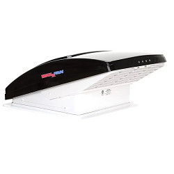 Střešní ventilátor MAXXAIR MAXXFAN DELUXE 12V černý/kouřový 400x400 mm
