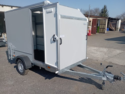 Skříňový přívěs Tomplan TFDS 300.00 1300kg dveře, okno