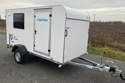 Skříňový přívěs Tomplan TFS 320.00 1300kg , okno, dveře 320x150x150cm