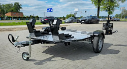 Přívěs Balhanger MOTO-2 ALU kola pro 2 motocykly