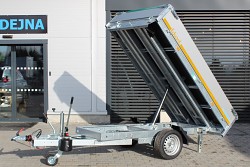 Přívěs Eduard 2615 1-stranný sklápěč 1500kg kola R13 vč. nájezdů Přívěs Eduard 2615 1-stranný sklápěč 1500kg kola R13 vč. nájezdů