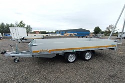 Přívěs Eduard 4020 3500kg 63cm valník + op. nohy
