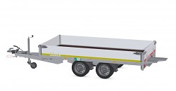 Přívěs Eduard 3116 valník 2700kg kola 195/50R13C s nájezdy