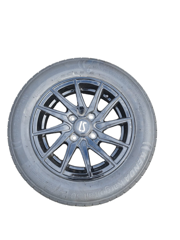 Kolo kpl. 155/70 R13 74N 4x13 ET30 100x4 ET30 ALU DISK ORIGINÁL LORRIES